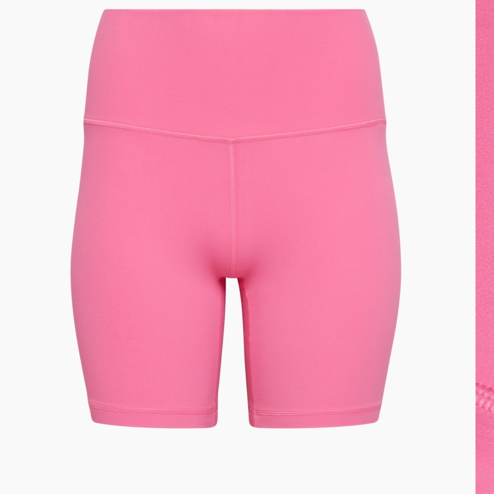 Aritzia Hot Pink Biker Short 7”